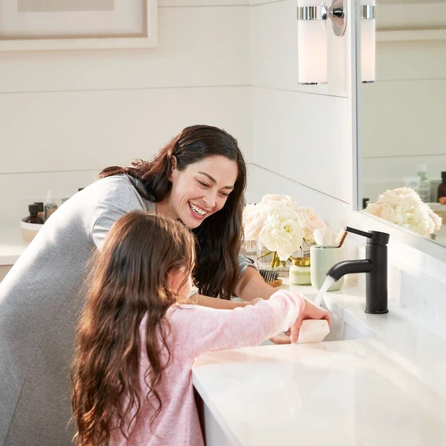Alt view image 6 of 7 - Black Bathroom Faucet Single Handle Matte Black Bathroom Sink Faucet Rv Lavatory Vessel Faucet for Bathroom Faucet 1 or 3 Hole with Deck Plate