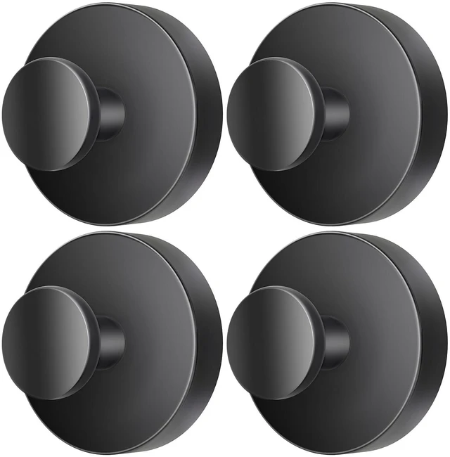 Main image of 2026 Upgraded Drill-Free Stainless Steel Suction Cup Hooks Multi-Use Suction Cup Hooks for Shower, Mirror, Wall, Bathroom, Glass, Hanging Towels - 4 Pack