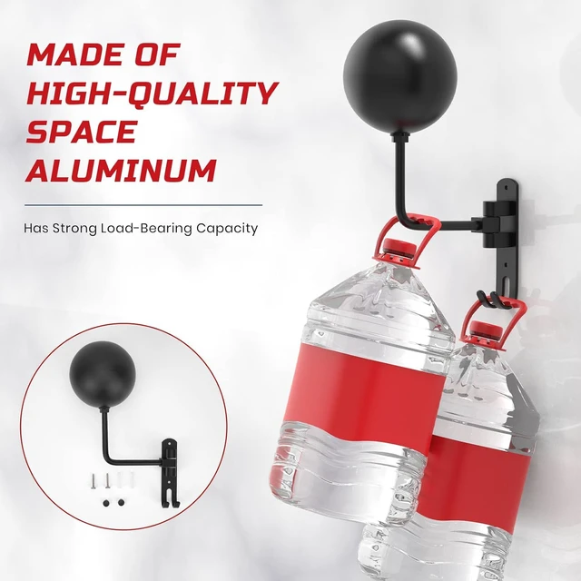 Alt view image 3 of 7 - Helmet Hanger Wall Mount 180° Swivel Helmet Holder for Motorcycle Bike Racing Outerwear Sports Gear (3 Pack)