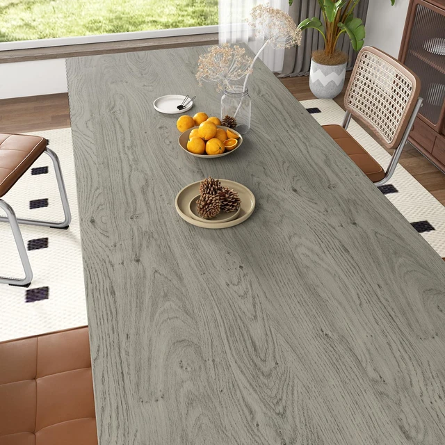 Main image of Light Brown Wood Look Contact Paper Self Adhesive Wooden Wallpaper Peel and Stick Countertops Wood Grain Contact Paper for Kitchen Cabinet and Drawers Removable Wooden Vinyl Wrap 15.8" x 393"