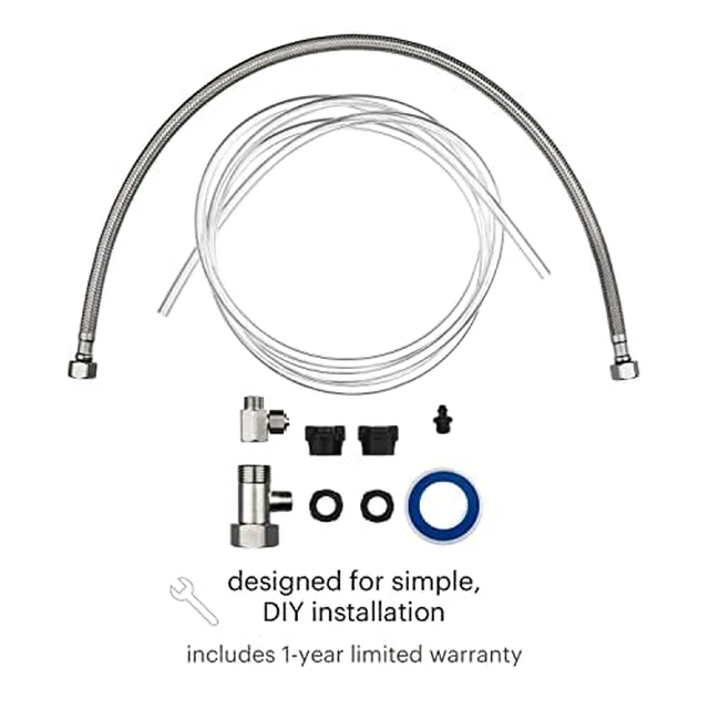 Alt view image 3 of 7 - Fresh Spa Adjustable, Bidet Attachment FSA-25 for Toilet Seats with Adjustable Single Nozzle, Side Arm Control, Thin Profile, White (Dual Temperature)