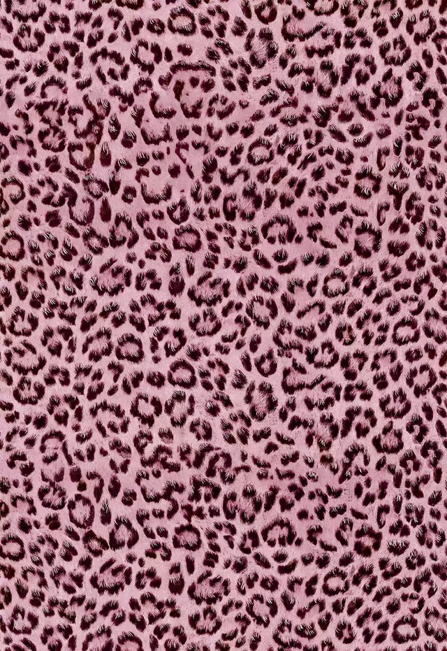 Main image of Leopard Print Peel and Stick Wallpaper, Waterproof Removable Self Adhesive Textured Wall Paper, Black and Pink Unique Funky Cheetah Contact Paper for Bedroom and Bathroom 120"X17.3"(14.4 sq. ft)