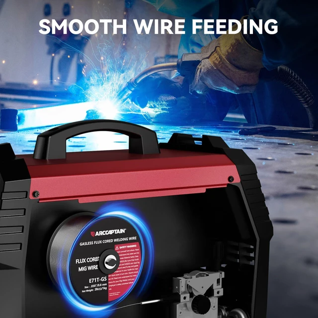 Alt view image 3 of 7 - Flux Core Welding Wire E71T-GS.030" 2LB x 2 Mild Carbon Steel, Gasless Welding with Stable Arc, Low Spatter, Smooth Feeding & Reliable All-Position Performance