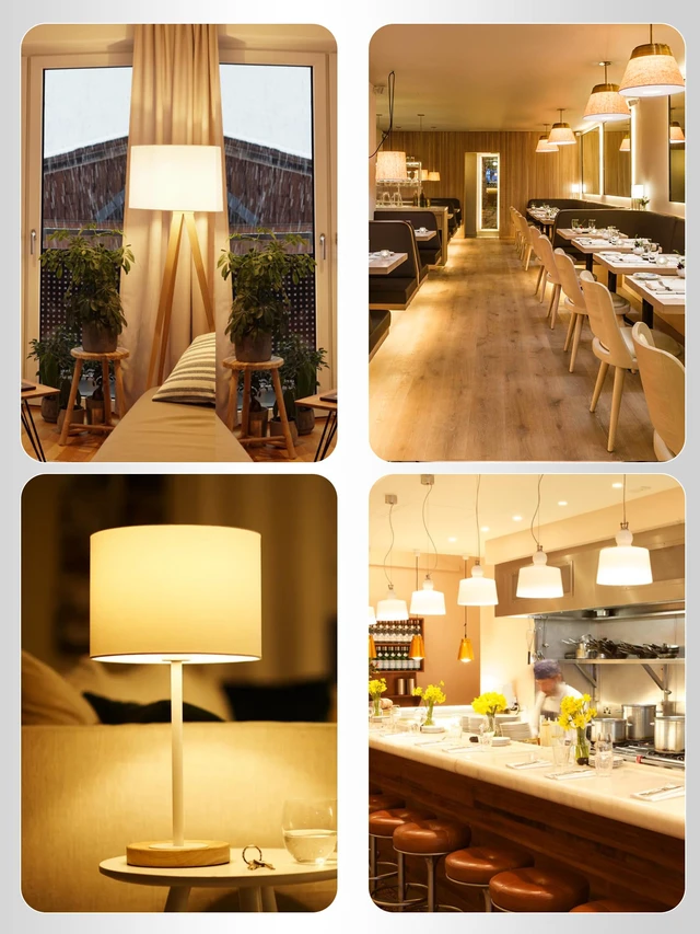 Alt view image 7 of 7 - 12 Pack LED Light Bulbs 100 Watt Equivalent, A19 Soft Warm White 2700K 15W Super Bright White Light 1500 LM, E26 Standard No Flicker Energy Saving Lamp Bulb for Home, Bedroom, Office, Non-Dimmable