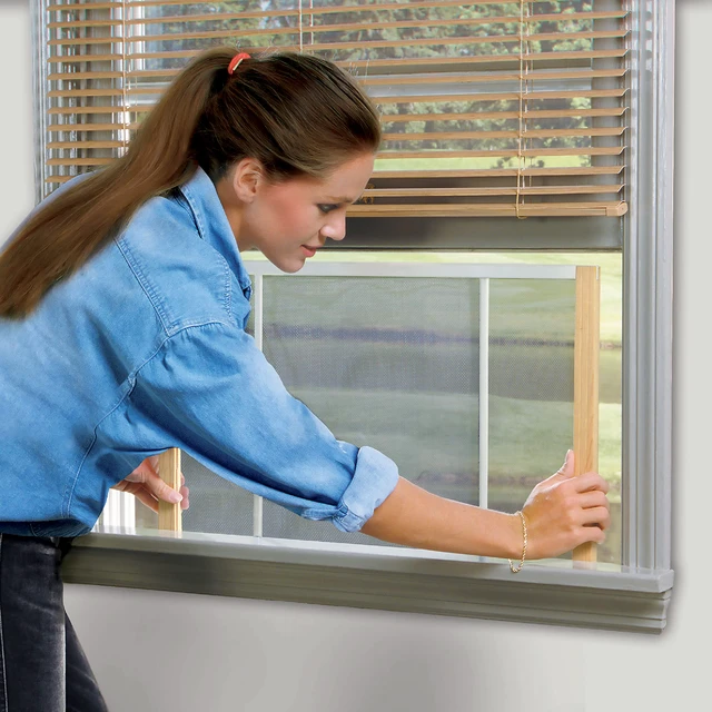 Alt view image 4 of 6 - AWS1033SP WB Marvin Adjustable Window Screen, Natural