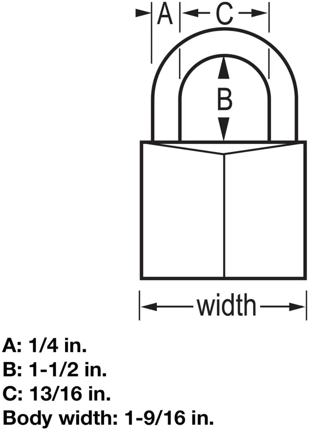 Alt view image 6 of 7 - Black Vinyl Covered Aluminum Padlock with Key, Keyed-Alike Lock for Toolboxes, Gym Lockers, or Storage Locker, 2 Pack, 141TLF