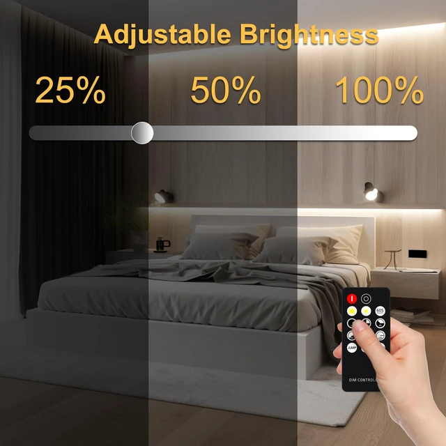 Alt view image 2 of 6 - LED Strip Lights 32.8FT,Dimmable cob led Strip with Adapter and Remote,24V Strip Lights CRI90+ 8mm Wide 3840leds,Natural White 4000K Indoor led Tape,Perfect for Cabinet,Room,Kitchen,TV
