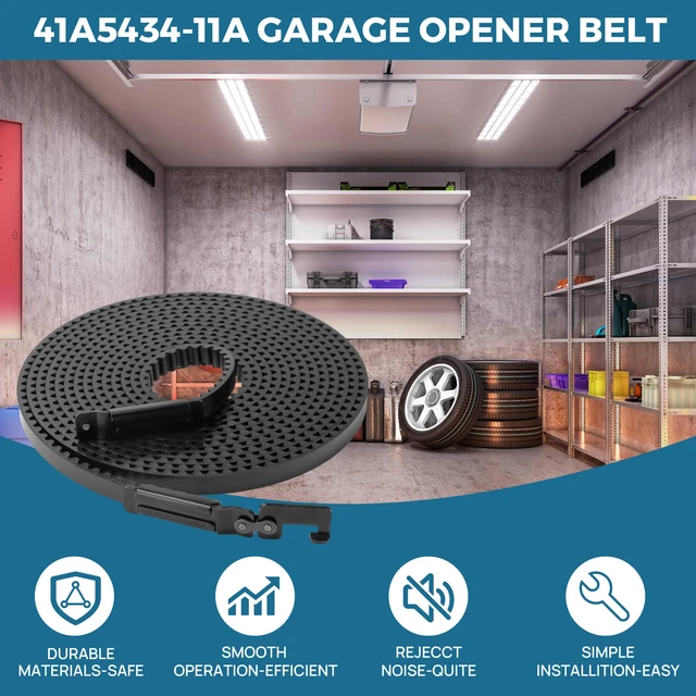Alt view image 7 of 7 - 41A5434-11A Drive Belt for 7ft High Garage Doors, 234'' Garage Door Openers Belt 41A5434-11A, Replacement Belt Compatible with Chamberlain LiftMaster Sentex Whisper Belt Drive Garage Door Opener