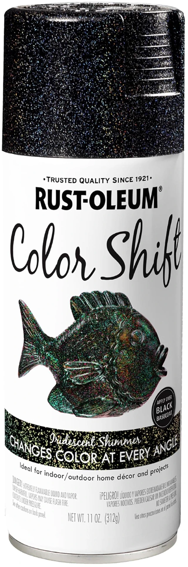 Main image of Color Shift Iridescent Shimmer Spray Paint Color Changing Finish, Iridescent Effect, Crafts Decor And Accessories, Multi-Angle Appearance, 11 Oz