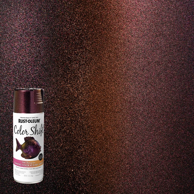 Alt view image 2 of 7 - Color Shift Pink Champagne Spray Paint Color-Shifting Finish, Crafts, Décor & Accent Projects, Changes Color With Light & Angle, 11 Oz
