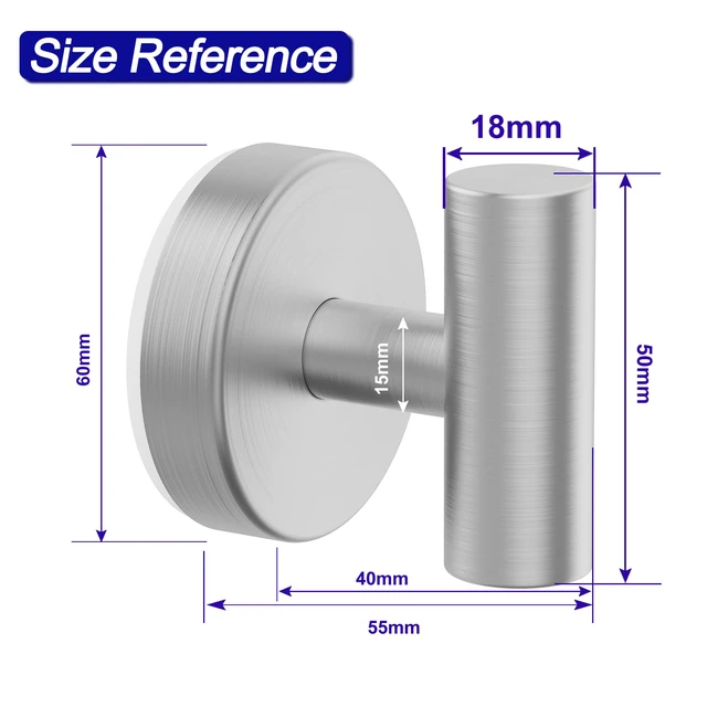 Alt view image 6 of 7 - Suction Cup Hooks, Shower Hooks for Inside Shower Removable Towel Hooks for Bathroom Window Glass Mirror Tile, Bath Robe Looafh Hook for Hanging Waterproof & Rustproof, Silver(2 Pack)