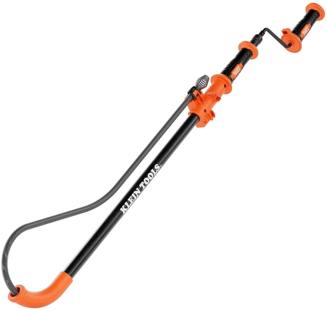 Main image of 53017 3-Foot Steel Toilet Auger, Toilet Snake Drain Clog Remover, Hybrid Manual Drill Operation, Plumbing Snake for Drains