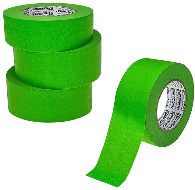 Main image of Painters Tape for Car Paint Green No Residue Automotive Masking Tape for Automotive Painting - Heat Resistant for Paint Booth, 1.88 Inches x 60 Yards, 4 Rolls