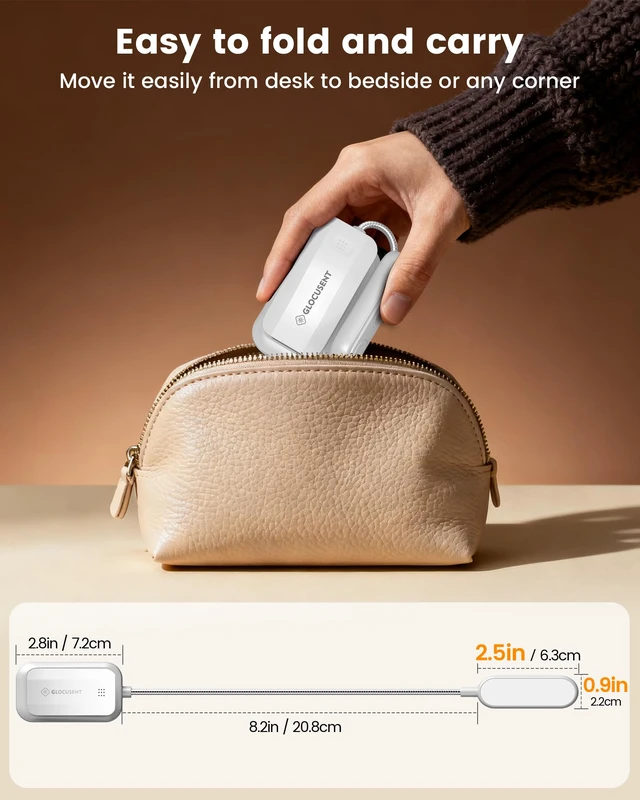 Alt view image 7 of 7 - 20 LED Reading Lights for Books in Bed, Eye Caring Reading Light 5 Colors & 5 Brightness 3100LM Dimmable, 1200mAh Rechargeable Book Light to 90H, Lightweight Clip on Light for Book Lovers