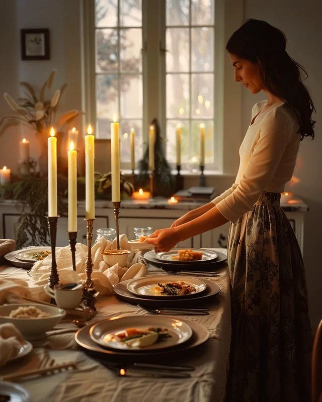 Alt view image 3 of 6 - 12 Pcs Plastic Flameless Taper Candles with Remote Timer Dimmer, Ivory Led Candlesticks with Flickering Flame Light, Lifelike Taper Candles Battery Operated for Indoor Decoration 9.6 Inches