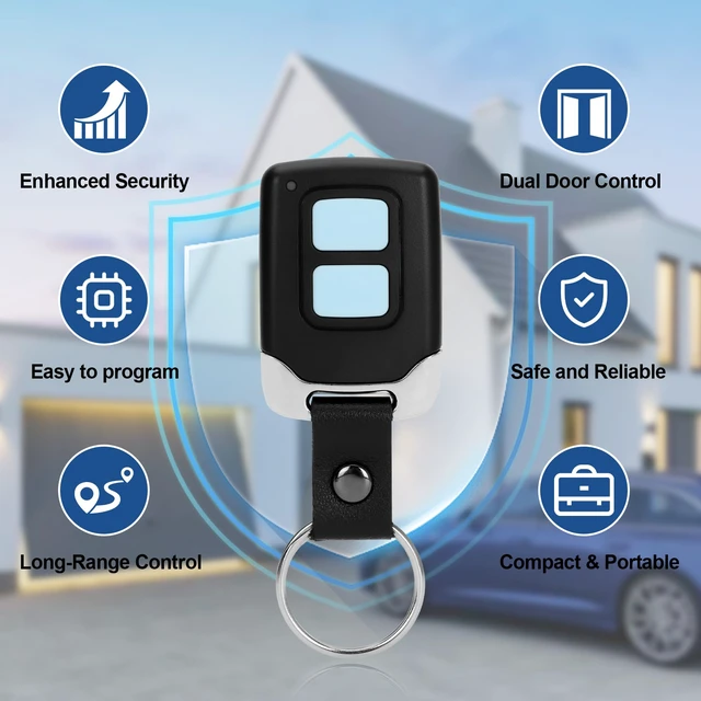 Alt view image 5 of 7 - for Genie & Overhead Door Garage Door Opener Remote, Compatible with All Intellicode Genie Overhead Garage Openers from 1995, G3T-R O3T-A O3T-BX 315/390MHZ