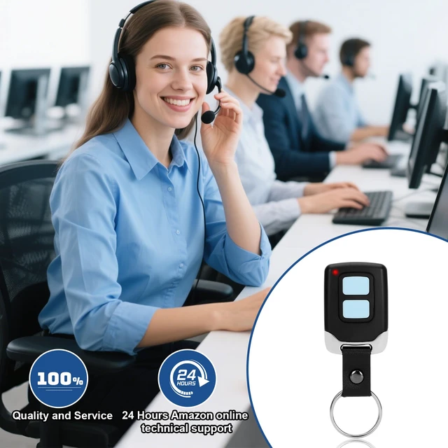Alt view image 7 of 7 - for Genie & Overhead Door Garage Door Opener Remote, Compatible with All Intellicode Genie Overhead Garage Openers from 1995, G3T-R O3T-A O3T-BX 315/390MHZ