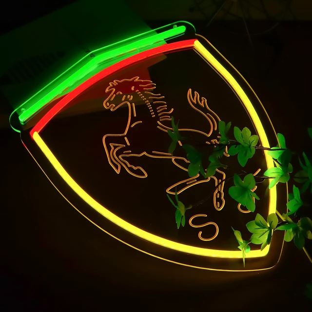 Alt view image 2 of 6 - Garage Neon Signs for Wall Decor,Dimmable Car Neon Light,Man cave Bedroom Game Room Office Decoration,Birthday Gifts