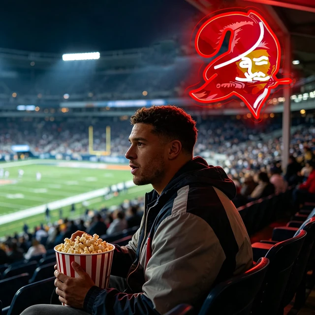 Alt view image 6 of 6 - Buccaneers Football Neon Signs Led Sign for Wall Decor Rugby Team Light Up Sign Suitable for Man Cave Office Bar Pub Wall Art Gifts for Teen Boys