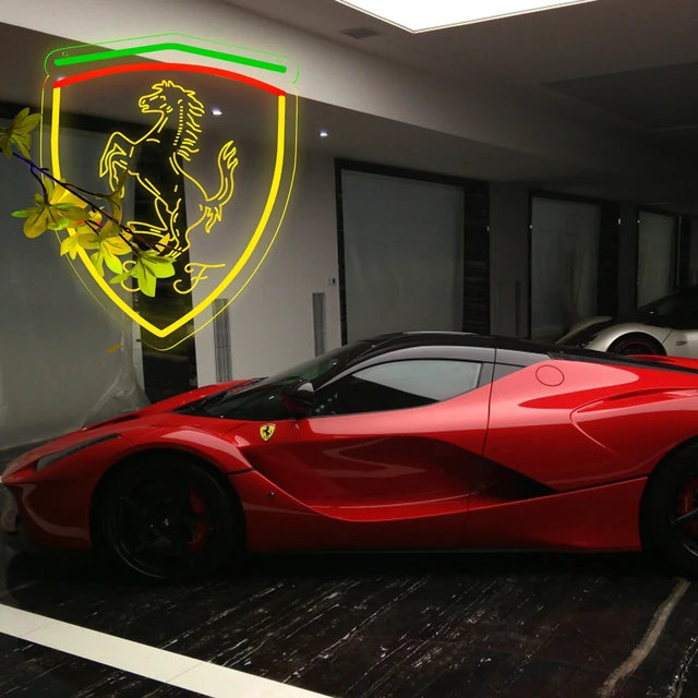 Alt view image 6 of 6 - Garage Neon Signs for Wall Decor,Dimmable Car Neon Light,Man cave Bedroom Game Room Office Decoration,Birthday Gifts