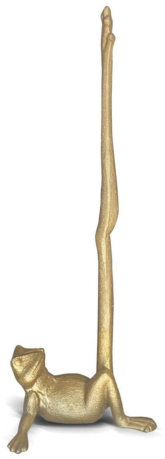 Main image of Gold Paper Towel Holder, Metal Toilet or Kitchen Paper Holder for Floor or Countertop, Gold Frog