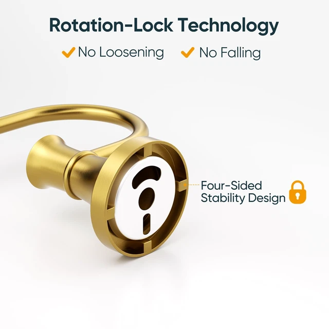 Alt view image 6 of 7 - Toilet Paper Holder Wall Mounted Bathroom Tissue Holder Brushed Gold Pivoting Tissue Roll Holder, High Quality Stainless Steel Hand Towel Ring Rustproof, Bathroom Accessories,Toilet Storage