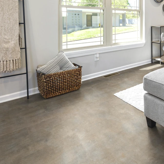 Alt view image 2 of 7 - 30-Pack Peel and Stick Vinyl Floor Tiles, 12 x 12 in, Slate Anti-Slip, Waterproof, Stain-Resistant, Simple to Clean, Durable, Premium Vinyl, Ideal for Kitchen, Dining Room, Bedrooms
