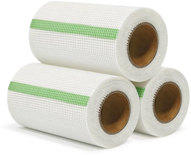 Alt view image 2 of 6 - Drywall Joint Tape 6 Inch x 75 Feet- Self-Adhesive Mesh Tape for Drywall Repair, Crack Fixing, Joint Taping, Easy to Apply, Heavy Duty Fiberglass Reinforcement
