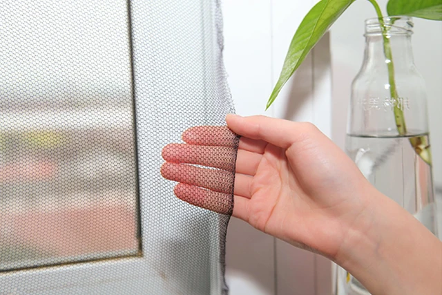 Alt view image 3 of 7 - DIY Self-adhesive Window Screen Netting Mesh Curtain, 100X150cm (Approach 39.37x59.05 Inches), With Hook and Sticky Tape, Fitted to Multiple Windows (5 Packs, Black)