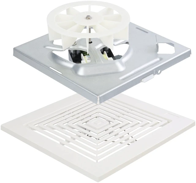 Main image of 696N-R02 B Unit Replacement Grille 97011723 for Broan 688 Exhaust Fan Cover S97012026 Fan Assembly for Broan-NuTone BP90,688,663,670,671,689,Bathroom Vent Cover BP90 Replacement Grille for Broan 688