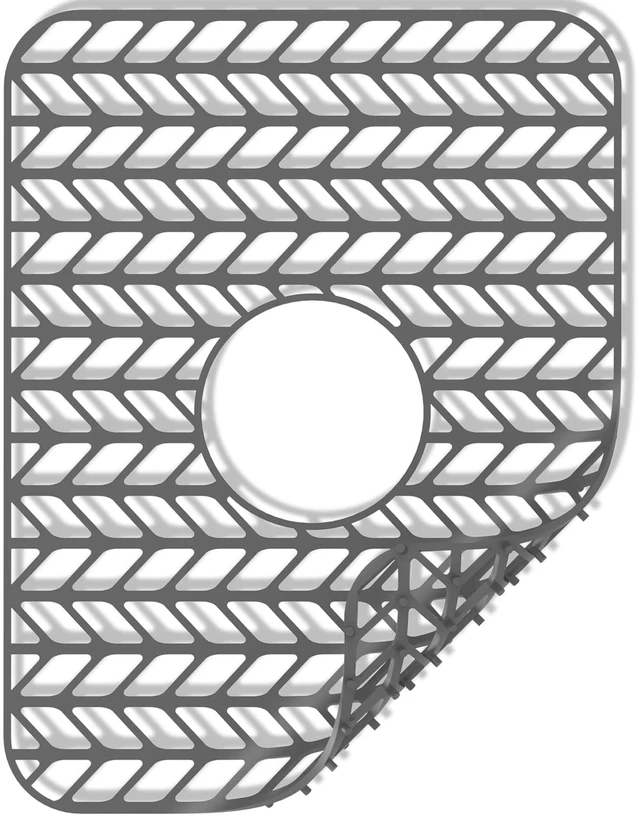 Main image of Sink Protectors for Kitchen Sink Grid 18-3/16" X 12-1/2" | Centered Drain for Single Sink Bowl with Corner Radius 4-11/16"