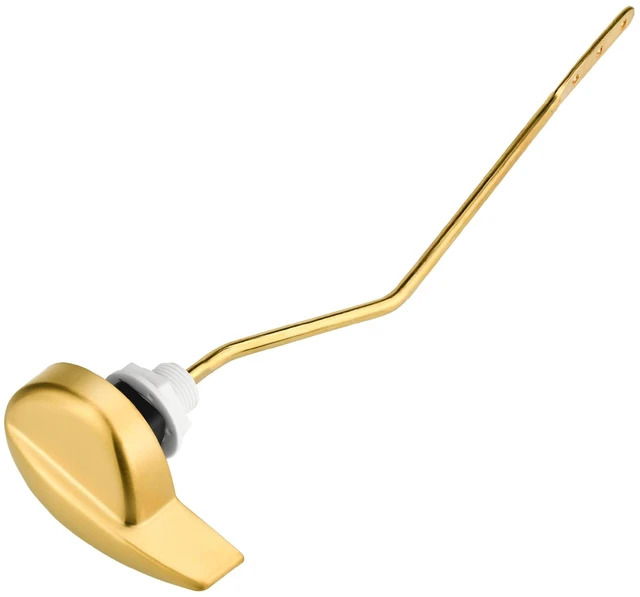 Main image of For TOTO Toilet Handle Replacement Parts Kit, Universal THU068#CP Trip Lvr St743S Side Mount Toilet Flush Tank Lever Handle for TOTO Kohler Toilet Tank, 1-Pack Copper Lever, 1-Pack Brushed Gold