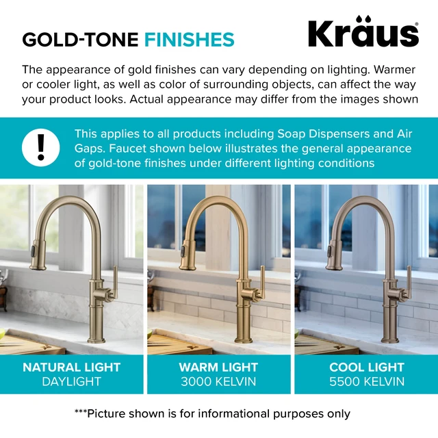 Alt view image 2 of 7 - Dishwasher Air Gap in Spot Free Antique Champagne Bronze, KAG-1SFACB