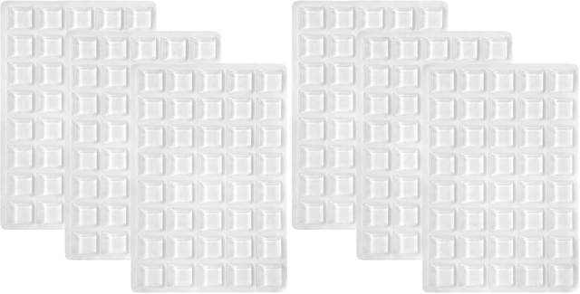 Main image of 120 PCS Square Cabinet Bumpers - Corner Protection, Anti-Slip, Transparent (Pack of 2)