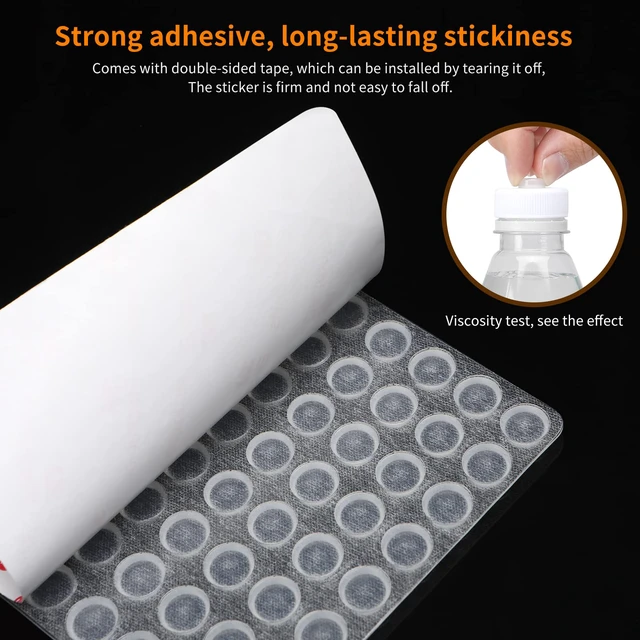 Alt view image 4 of 6 - 120 PCS Square Cabinet Bumpers - Corner Protection, Anti-Slip, Transparent (Pack of 2)