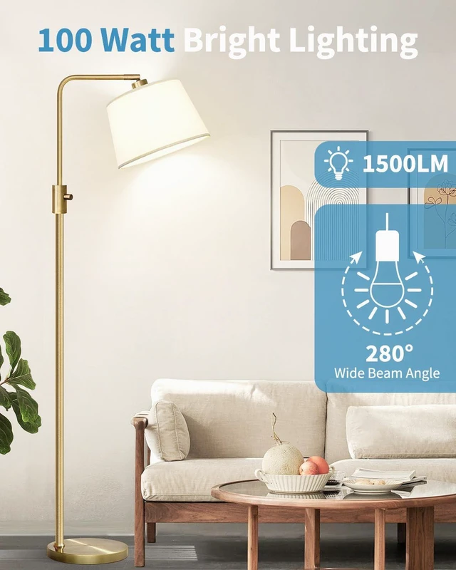 Alt view image 3 of 7 - 12 Pack LED Light Bulbs, 100 Watt Equivalent A19, Cool White 4000K 15W 1500 Lumens Neutral White Lightbulbs, Non Dimmable Energy Saving Lamp for Home Bedroom Kitchen Indoor