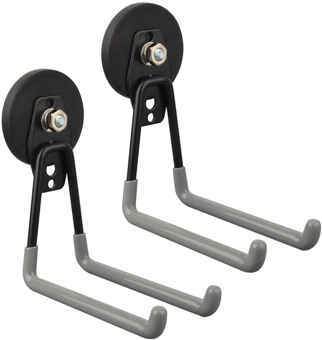 Main image of Magnetic Garage Hook, Cordless Drill Hooks Heavy Duty,Power Tool Organizer,Large Manget with Hooks for Workshop Organization,2 Pack Hook for Drill,Garden Tool(Gray)