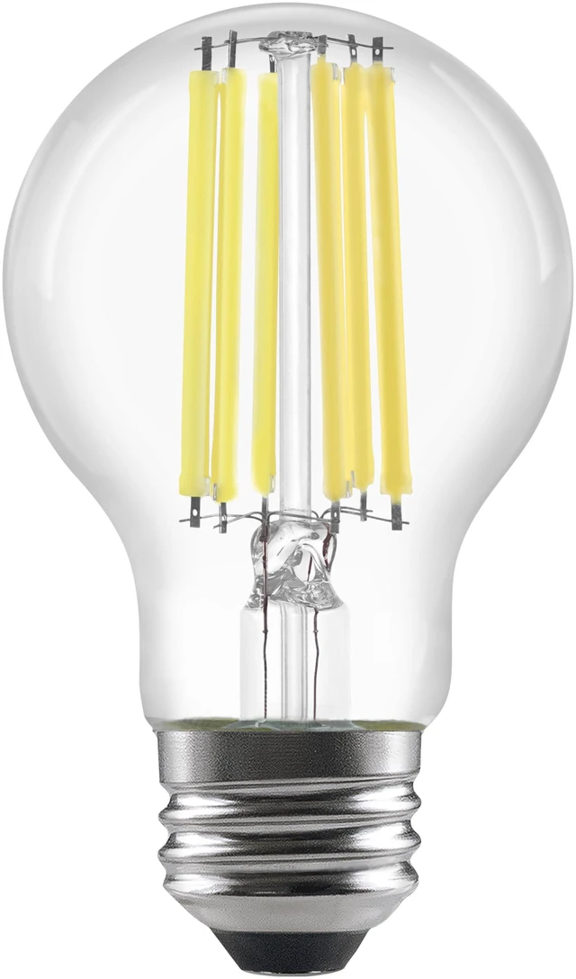 Alt view image 2 of 7 - Sylvania LED TruWave Natural Series A19 Light Bulb, 100W Equivalent, Efficient 15W, 1600 Lumens, Medium Base, Dimmable, Clear, 3500K, Bright White - 4 Pack (42274)