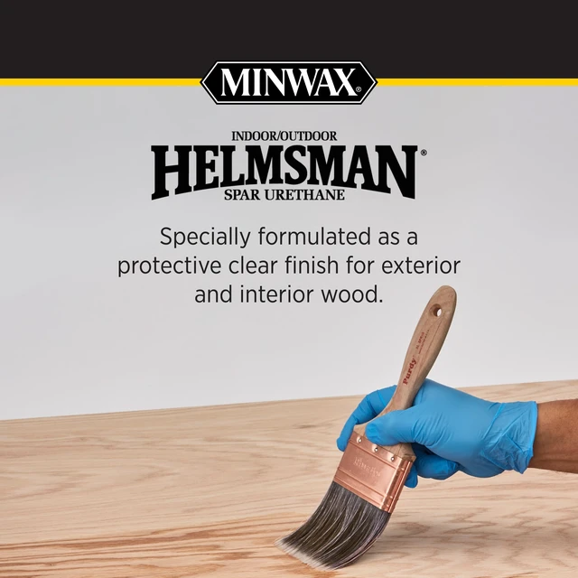 Alt view image 2 of 6 - Helmsman Indoor/Outdoor Spar Urethane, Quart, Satin