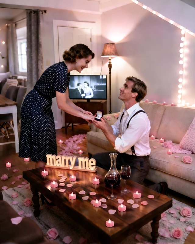 Alt view image 3 of 7 - 4000 Pieces Pink Artificial Rose Petals with 50 Pink Heart LED Tea Lights, Rose Petals and Candles Set for Proposal, Anniversary, Romantic Night, Wedding Decor