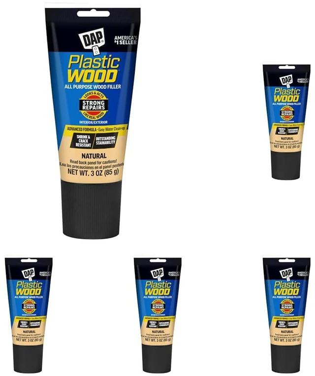 Main image of DAP All Purpose Latex Wood Filler, Natural, 3 Oz (7079800580) (Pack of 5)