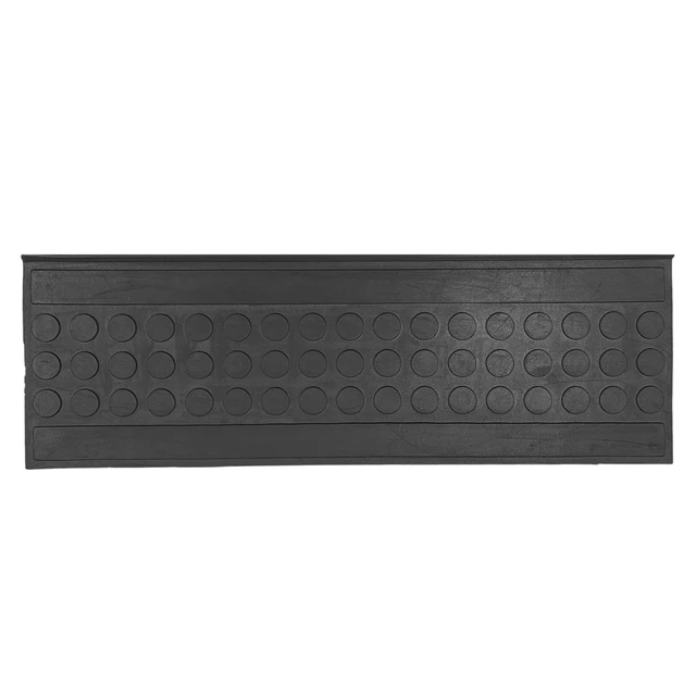 Alt view image 7 of 7 - Outdoor Rubber Stair Treads Coin Heavy-Duty Non-Slip Stair Mats Best Grip on Concrete, Brick & Textured Step Fastening Recommended for Wooden & RV Steps, Pack of 5