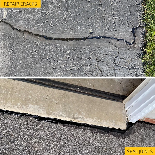 Alt view image 7 of 7 - flex-410 Asphalt Sealant, Black, Self-Leveling Hybrid Sealant for Filling Cracks in Asphalt Driveways, Roadways, and Pavements - 9 fl. oz. Cartridge, Fills Cracks up to 1.5 in. Wide