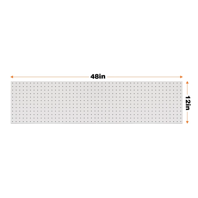 Alt view image 3 of 7 - Metal Pegboard Wall Panels, Peg Boards for Garage Tool Storage Heavy Duty Pegboard Tool Storage Kit for Home, Craft Room Gray 2 Pcs