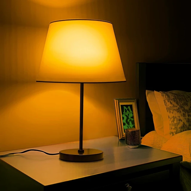 Alt view image 6 of 6 - Amber Light Bulb 3 Way LED Light Bulbs 50 100 150W Equivalent A19 2 Pack, 1800K Amber Warm Bulbs, Perfect for Reading, Three Way A19 E26 Medium Base