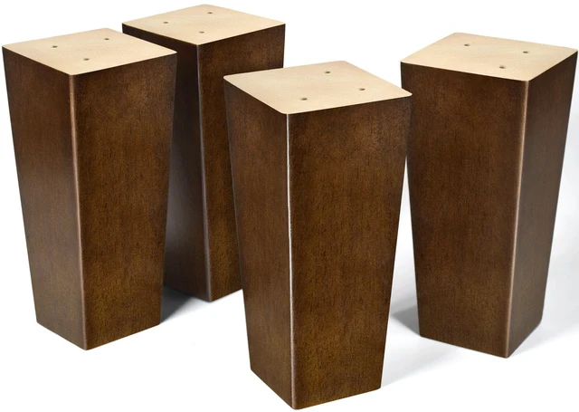 Main image of Wood Furniture Legs 6 inch Sofa Legs Square Couch Legs Universally Applicable Replacement Legs for Ottoman, Dresser, Easy to Install, Normal Size for U.S.Made and Other Furniture
