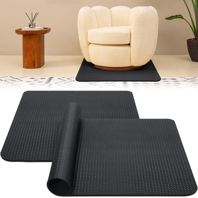 Main image of Non-Slip Recliner Pad for Hardwood Floors, 2PCS Double-Sided Grip Design for Recliners, Sofas & Chairs, Prevents Sliding, Protects Hardwood Floors & Carpet