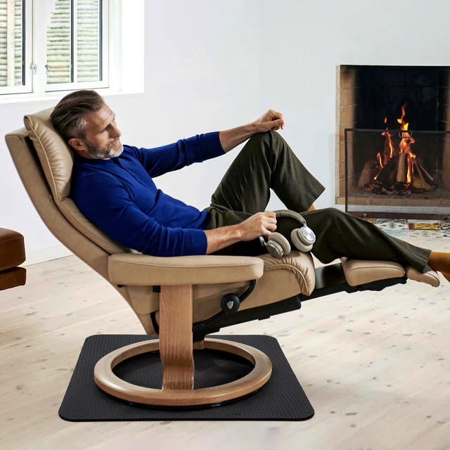 Alt view image 7 of 7 - Non-Slip Recliner Pad for Hardwood Floors, 2PCS Double-Sided Grip Design for Recliners, Sofas & Chairs, Prevents Sliding, Protects Hardwood Floors & Carpet