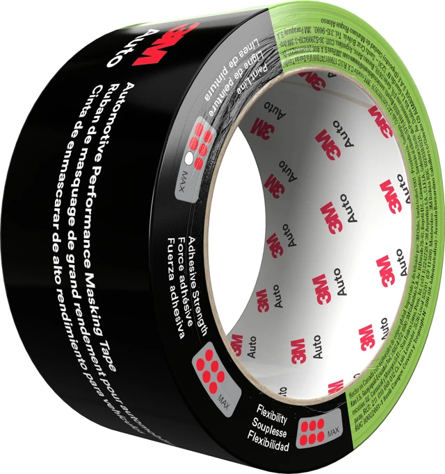 Alt view image 2 of 7 - Automotive Performance Masking Tape, 03435, 48 mm x 32 m, 1 Roll