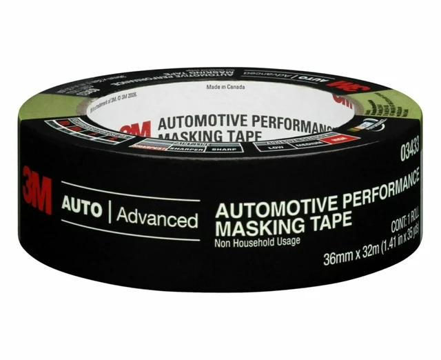 Alt view image 3 of 7 - Automotive Performance Masking Tape, 03435, 48 mm x 32 m, 1 Roll
